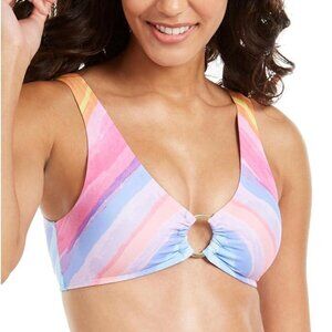 RACHEL Rachel Roy Ring Front Swim Top NWT